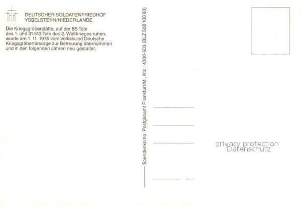 Friedhof Deutscher Soldatenfriedhof Ysselsteyn N – Bild 2