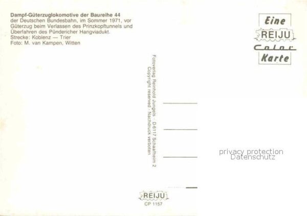 Eisenbahn Dampf-Güterzuglokomotive Baureihe 44 Pr – Bild 2