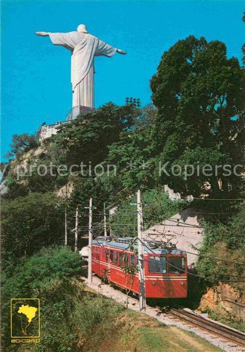Bergbahn Brasil Rio de Janeiro Subida de trenzin