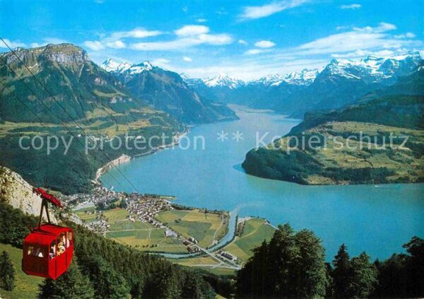 Seilbahn Brunnen Urmiberg Vierwaldstättersee Fro