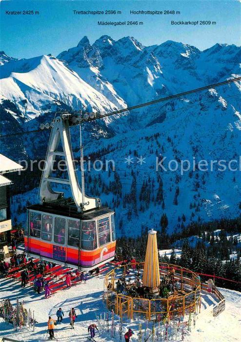 Seilbahn Fellhorn Birgsautal Oberstdorf