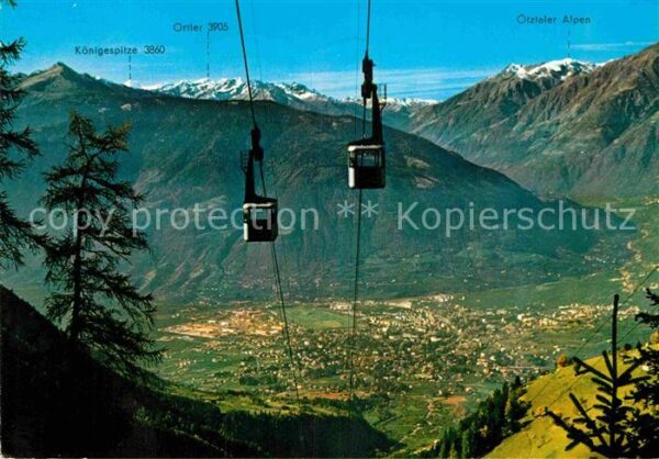 Seilbahn Ifinger Funivia Ivigna Merano