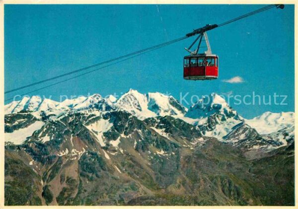 Seilbahn St. Moritz Corviglia Piz Nair Bernina G