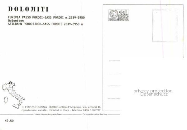 Seilbahn Funivia Passo Pordoi Dolomiti – Bild 2