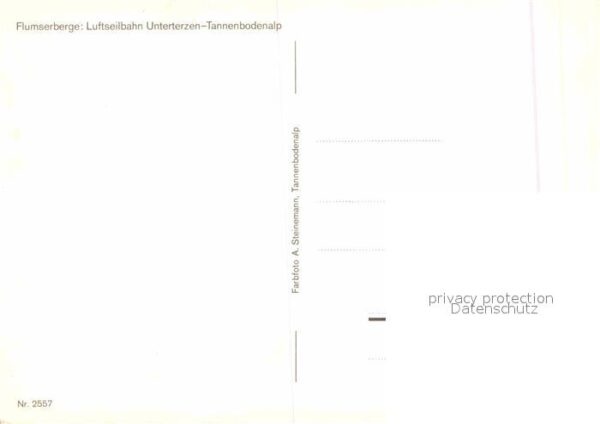 Seilbahn Unterterzen Tannenbodenalp Flumserberge – Bild 2