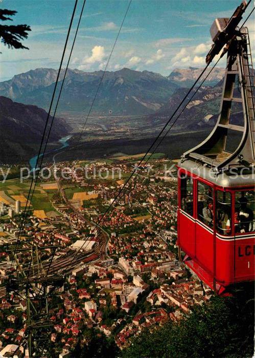 Seilbahn Brambrüesch Chur Rheintal Falknis Scesa
