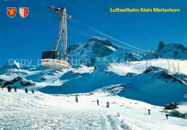 Seilbahn Klein Matterhorn Zermatt Liskamm Breith