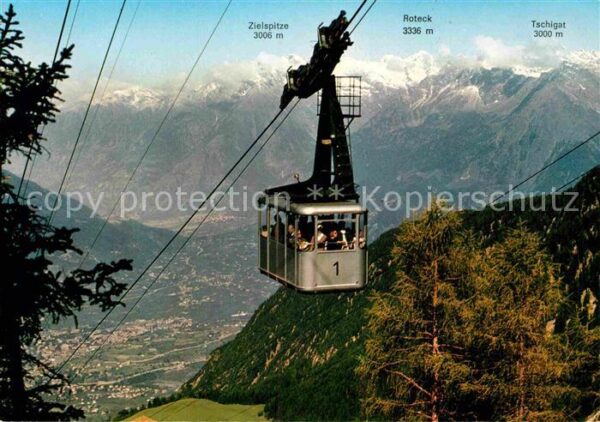 Seilbahn Ifinger Meran Naiftal Funivia Ivigna Va