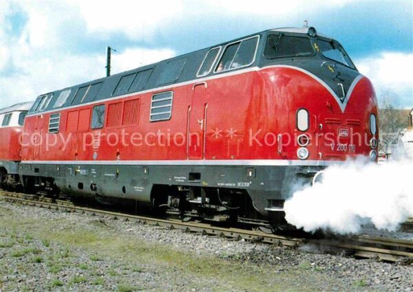 Lokomotive Diesellok V 200 116 Betriebshof Oberhau