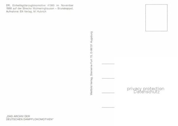 Lokomotive Einheitsgüterzuglokomotive 41360 Streck – Bild 2