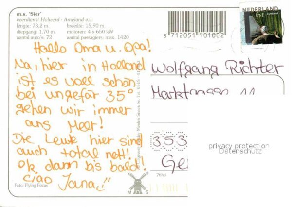 Motorschiffe M.S. Sier Wagenborg – Bild 2