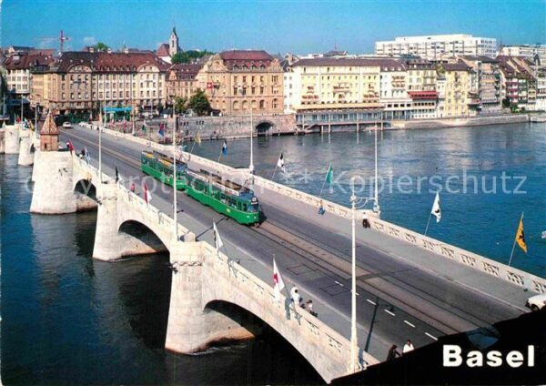 Strassenbahn Basel Mittlere Rheinbrücke