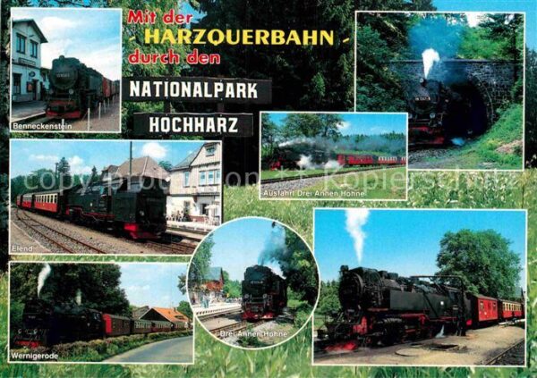 Lokomotive Harzquerbahn Nationalpark Hochharz Elen