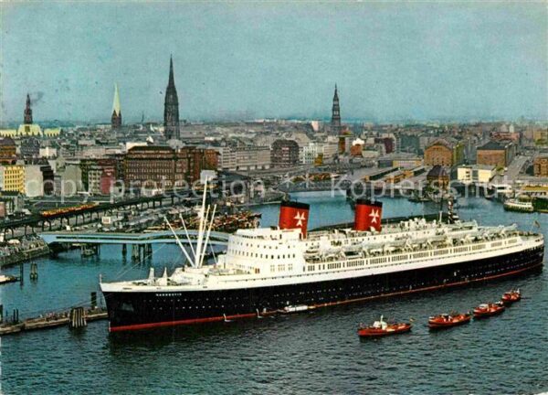 Dampfer Oceanliner Passagier-Schnelldampfer Hanseatic Hamb