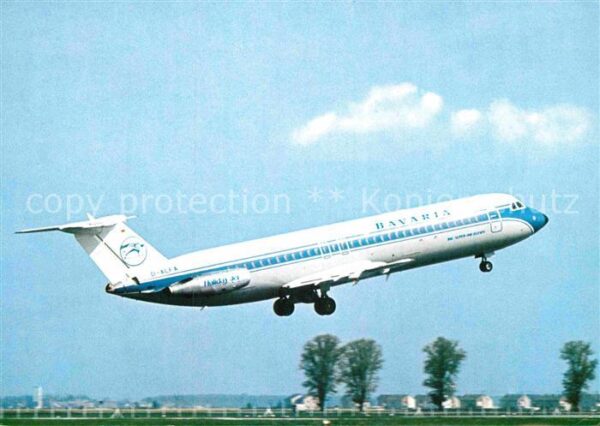 Flugzeuge Zivil Bavaria Bac Super One-Eleven Holiday Je