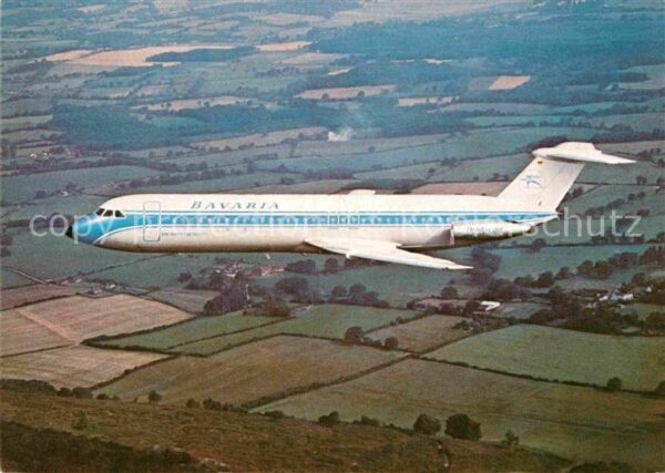 Flugzeuge Zivil Bavaria Bac Super One-Eleven Holiday Je
