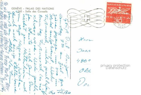 Politik Geneve Palais des Nations Salle des Con – Bild 2