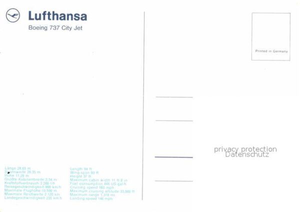 Lufthansa Boeing 737 City Jet – Bild 2