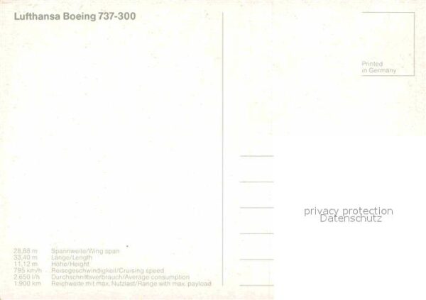 Lufthansa Boeing 737-300 – Bild 2