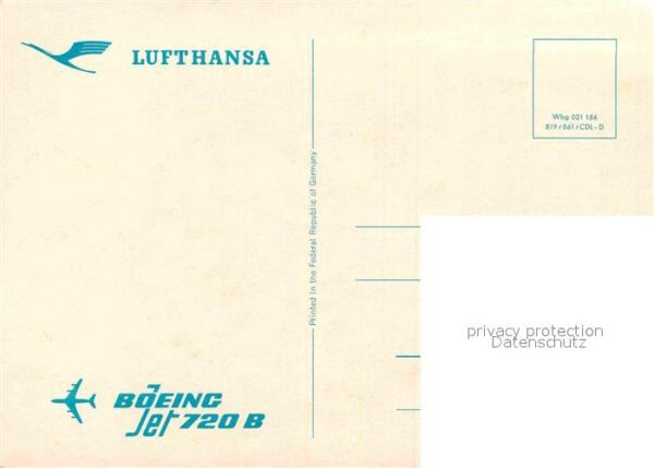 Lufthansa Boeing Jet 720 B – Bild 2