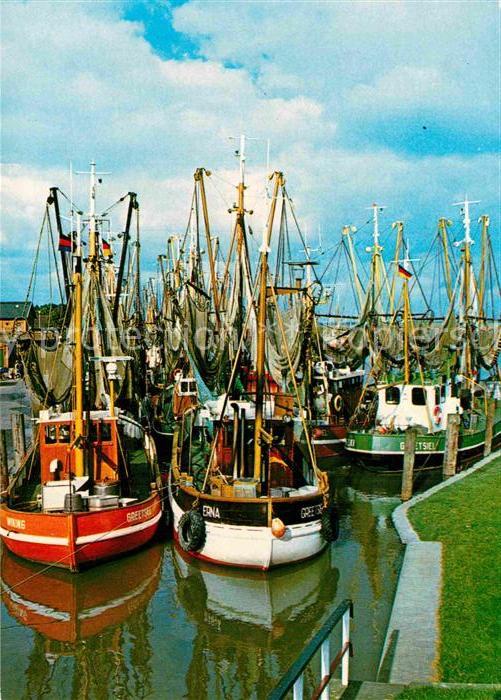 Fischerei Krabbenkutter Hafen Greetsiel