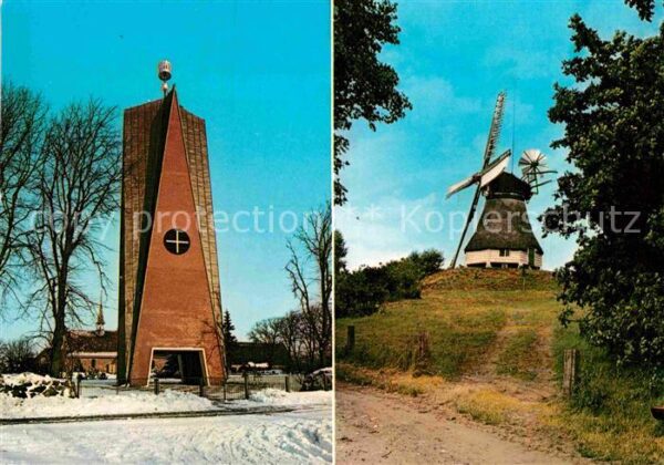 Windmuehle St. Michaelisdonn Glockenturm Hoper Müh