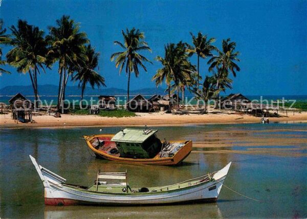 Fischerei Fischerboote Marang Fishing Village Mal