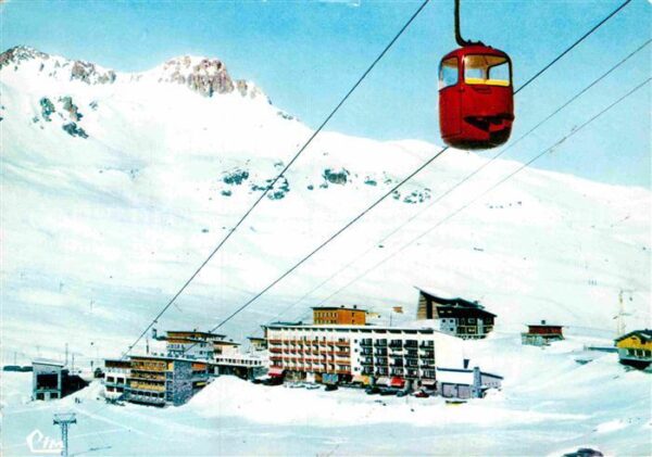 Seilbahn Telecabine Toviere Station Lac de Tigne