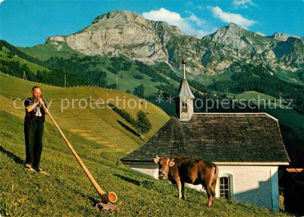 Alphorn Alphornbläser Obwalden Widderfeld Nünal