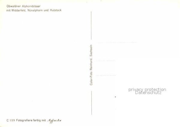 Alphorn Alphornbläser Obwalden Widderfeld Nünal – Bild 2