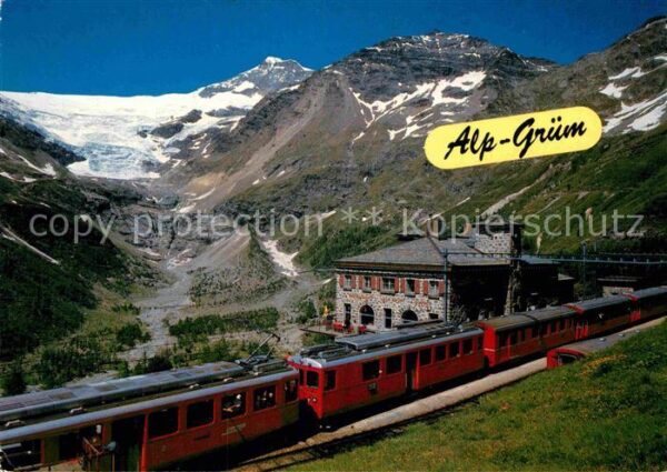 Eisenbahn Alp-Grüm Berninapass