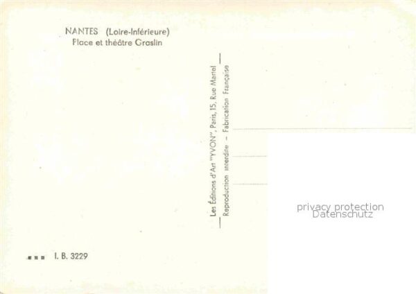 Strassenbahn Nantes Place Theatre Graslin – Bild 2