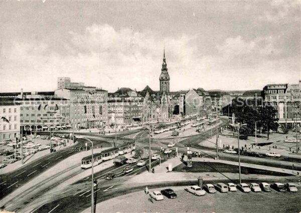 Strassenbahn Leipzig Friedrich-Engels-Platz