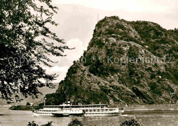 Dampfer Seitenrad Elberfeld Loreley St. Goarshausen
