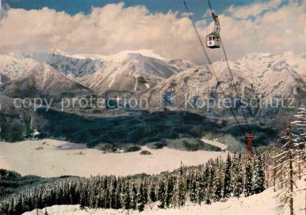 Seilbahn Bayerische Zugspitzbahn Eibsee Ammergau