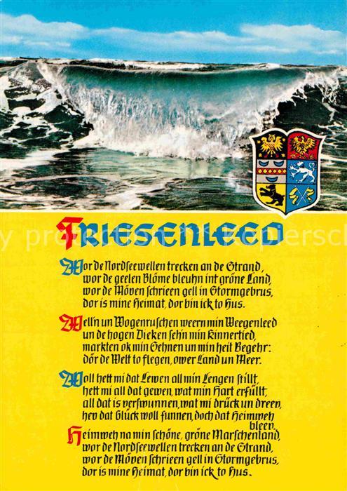 Liederkarte Friesenleed