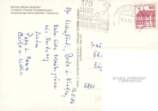 Liederkarte Friesenleed – Bild 2