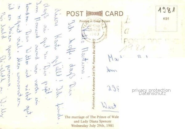Adel England Marriage Prince of Wales Lady Diana Spe – Bild 2