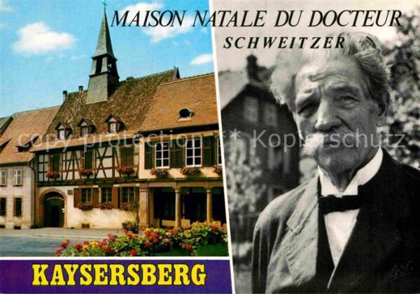 Schweitzer Albert Maison Natale Kaysersberg