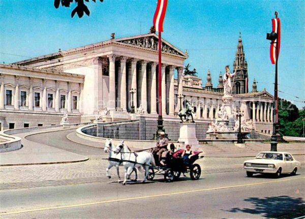 Pferdekutschen Parlament Wien