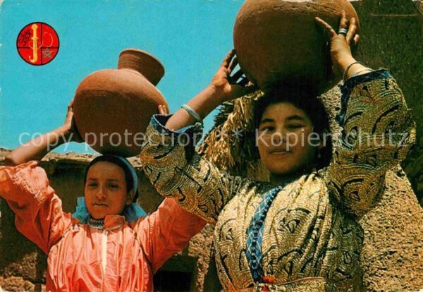 Typen Arabien Jeunes filles berberes Vallee de l'Ouri