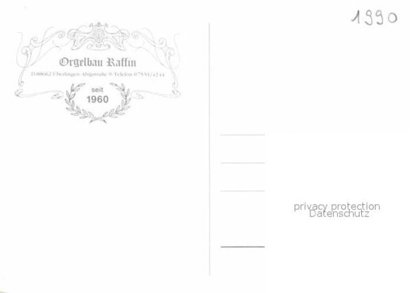 Kirchenorgel Orgelbau Raffin Überlingen – Bild 2