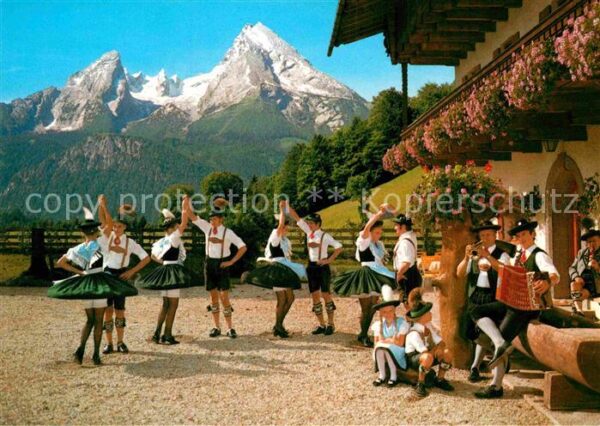 Tanz Taenzer Tanzgruppe Tracht Berchtesgaden Watzman