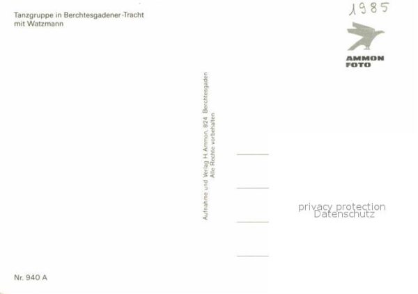 Tanz Taenzer Tanzgruppe Tracht Berchtesgaden Watzman – Bild 2