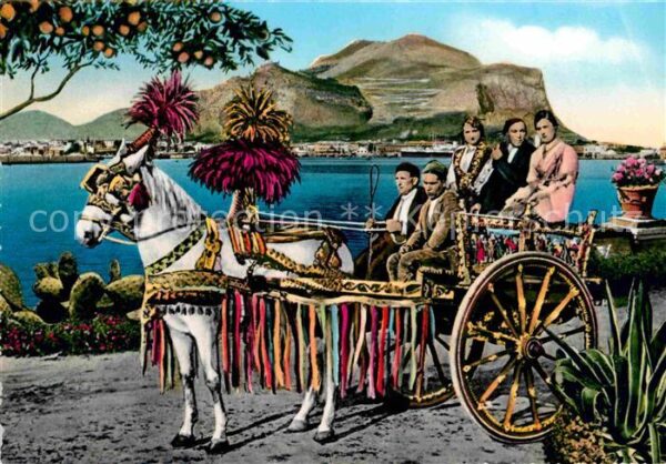 Pferdekutschen Carro Siciliano Palermo
