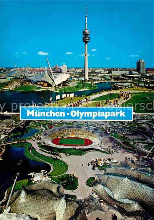 Olympia München Olympiapark Olympiasee Olympiat