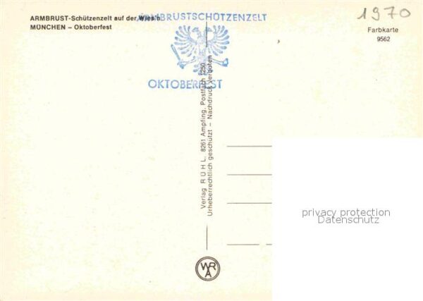 Oktoberfest München Armbrust Schützenzelt – Bild 2