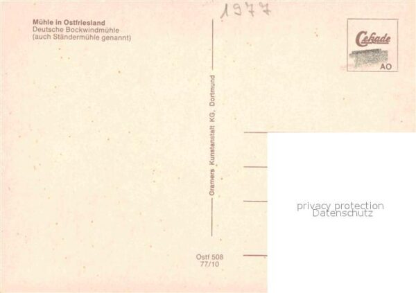 Windmuehle Ostfriesland Bockwindmühle – Bild 2