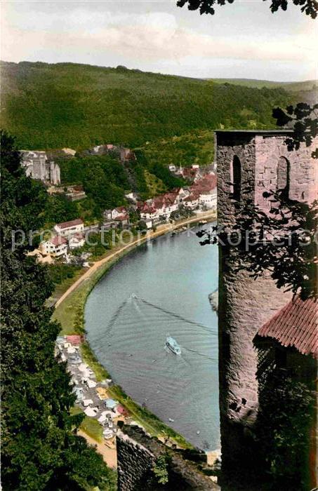Neckarsteinach Blick von Burg Schwalbennest