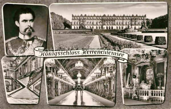 Herrenchiemsee Königsschloss Portrait Ludwig II